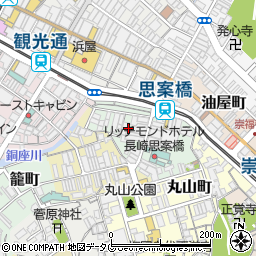 カラオケバンバン BanBan 長崎思案橋店周辺の地図