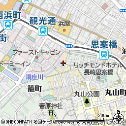 長崎県長崎市船大工町1周辺の地図