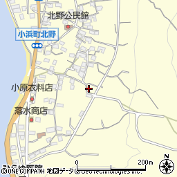 長崎県雲仙市小浜町北野1185周辺の地図