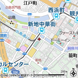 セブンイレブン長崎おらんだ橋店周辺の地図