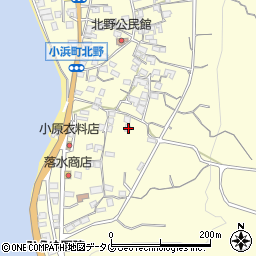 長崎県雲仙市小浜町北野967周辺の地図