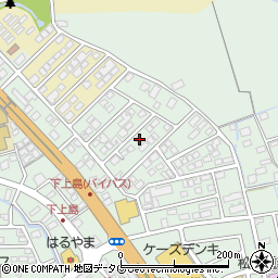 熊本県上益城郡嘉島町上島1975-1周辺の地図