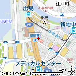 長崎出島ロータリークラブ周辺の地図