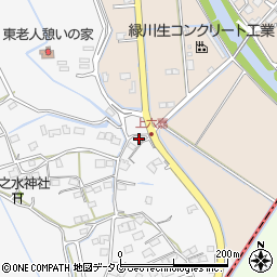 熊本県上益城郡嘉島町上六嘉230周辺の地図
