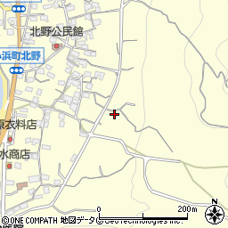 長崎県雲仙市小浜町北野1177周辺の地図