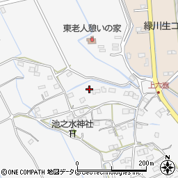 熊本県上益城郡嘉島町上六嘉1347周辺の地図
