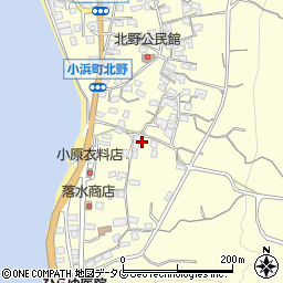 長崎県雲仙市小浜町北野964周辺の地図