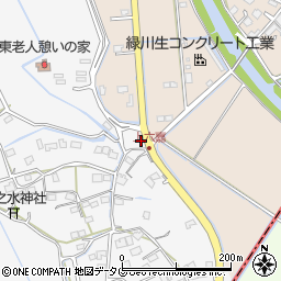 熊本県上益城郡嘉島町上六嘉2445周辺の地図