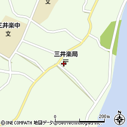 十八親和銀行三井楽郵便局 ＡＴＭ周辺の地図