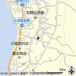 長崎県雲仙市小浜町北野938周辺の地図