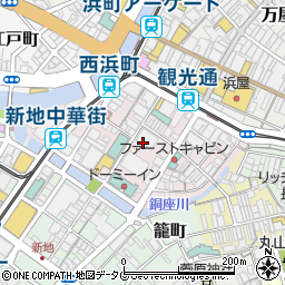長崎県長崎市銅座町周辺の地図