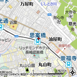 福岡銀行長崎支店 ＡＴＭ周辺の地図