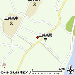 五島市役所　三井楽支所地域振興班周辺の地図