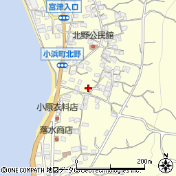 長崎県雲仙市小浜町北野943周辺の地図