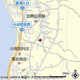 長崎県雲仙市小浜町北野936周辺の地図