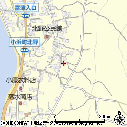 長崎県雲仙市小浜町北野1192周辺の地図