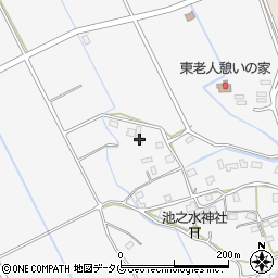 熊本県上益城郡嘉島町上六嘉1456-1周辺の地図