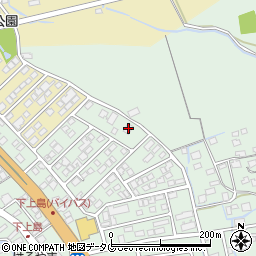 熊本県上益城郡嘉島町上島1888周辺の地図