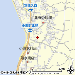 長崎県雲仙市小浜町北野925周辺の地図