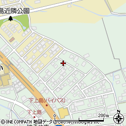 熊本県上益城郡嘉島町上島1900周辺の地図