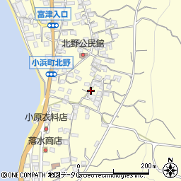 長崎県雲仙市小浜町北野935周辺の地図
