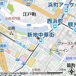 十八親和銀行　本店営業部周辺の地図