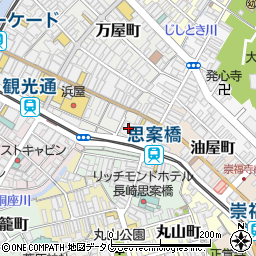 長崎浜市商店街振興組合周辺の地図