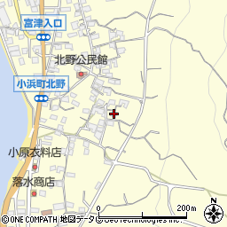 長崎県雲仙市小浜町北野1194周辺の地図