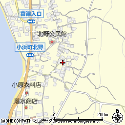 長崎県雲仙市小浜町北野932周辺の地図