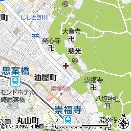 東亜閣パーキング周辺の地図