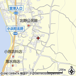 長崎県雲仙市小浜町北野1193周辺の地図