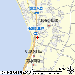 長崎県雲仙市小浜町北野952周辺の地図