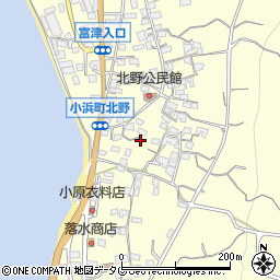 長崎県雲仙市小浜町北野923周辺の地図