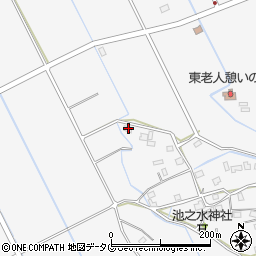 熊本県上益城郡嘉島町上六嘉1421-2周辺の地図