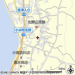 長崎県雲仙市小浜町北野930周辺の地図