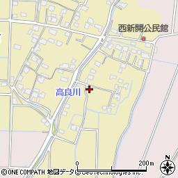 熊本県熊本市南区内田町117周辺の地図