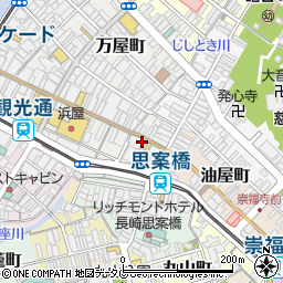 金子真珠長崎浜町店周辺の地図