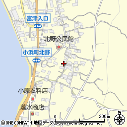 長崎県雲仙市小浜町北野928周辺の地図
