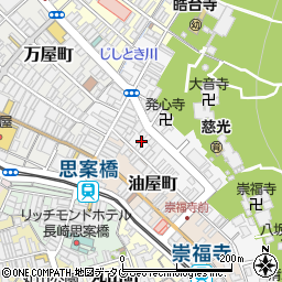 長崎県長崎市鍛冶屋町周辺の地図