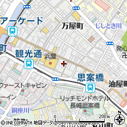 さばえめがね館　長崎・浜町店周辺の地図