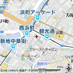 長崎県長崎市銅座町5-4周辺の地図