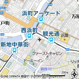 ＡＯＫＩ長崎浜の町店周辺の地図