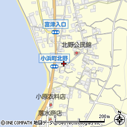 長崎県雲仙市小浜町北野950周辺の地図