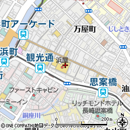 長崎県長崎市浜町7周辺の地図