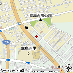 熊本県上益城郡嘉島町上島2826周辺の地図