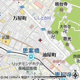 博多うずまき 長崎思案橋店周辺の地図