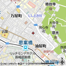 新時代 長崎思案橋店周辺の地図