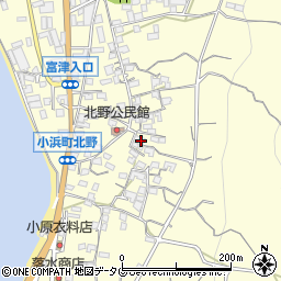 長崎県雲仙市小浜町北野906周辺の地図
