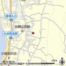 長崎県雲仙市小浜町北野899周辺の地図