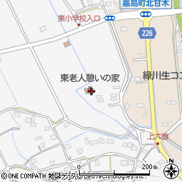 熊本県上益城郡嘉島町上六嘉2431周辺の地図